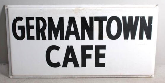 Germantown Cafe Restaurant Sign