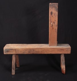 Antique Oak Saddle Makers Bench