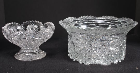 Pair of Crystal Bowls