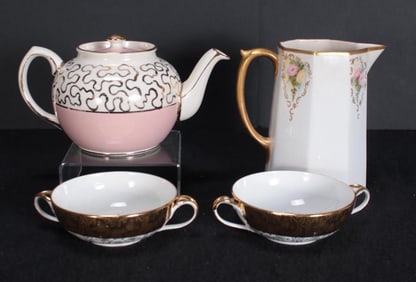 Gold Accented Tea Service items