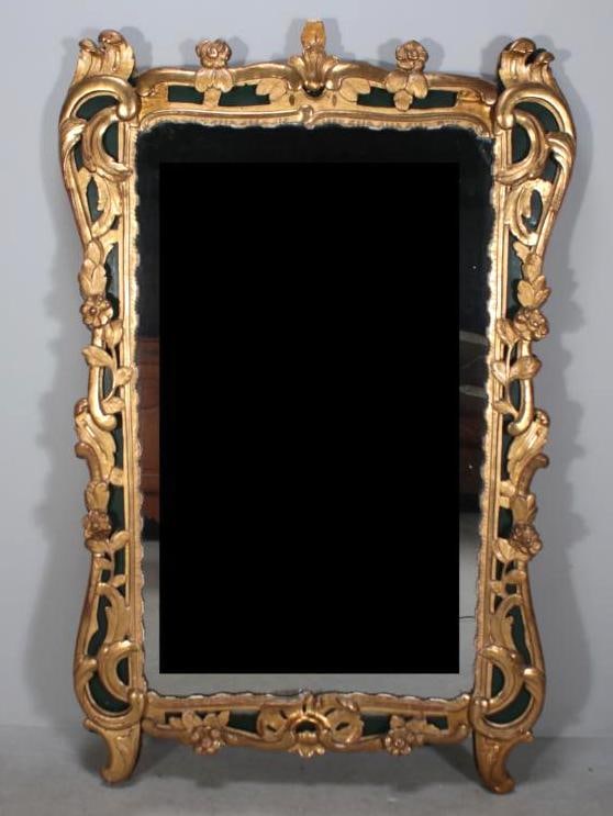George III Style Giltwood Mirror (1 of 10)