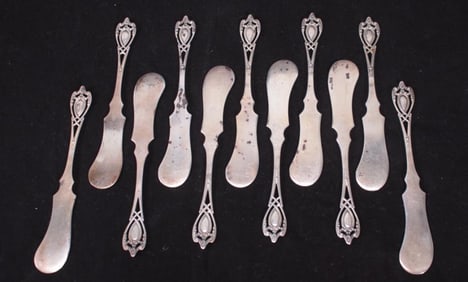 Eleven (11) Lunt Butter Spreaders