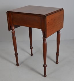 Late Federal Cherry Work Table