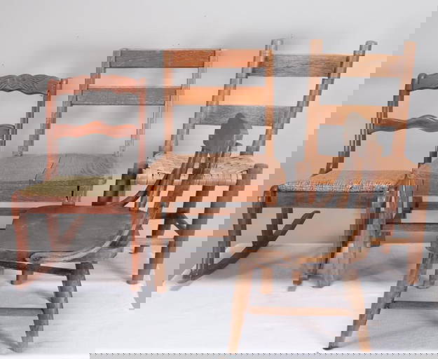 Wallace Nutting Pilgrim Style Carver Chair With Rush