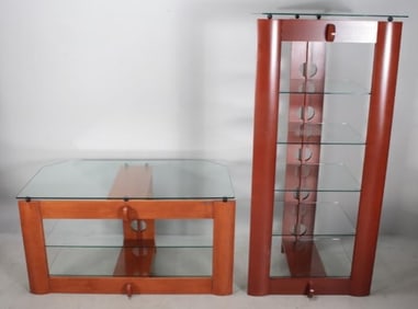 Bell'Oggetti Stereo Tower and TV Stand