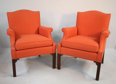 Pair of George III Library Chairs