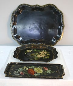 Three Tole Trays