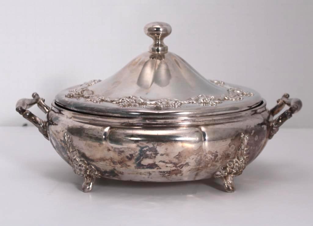 Adelphi Silverplate Casserole Dish (1 of 6)