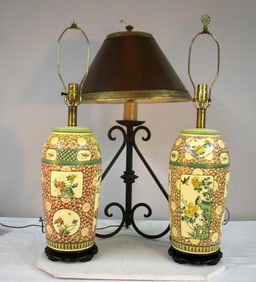 Three Table Lamps