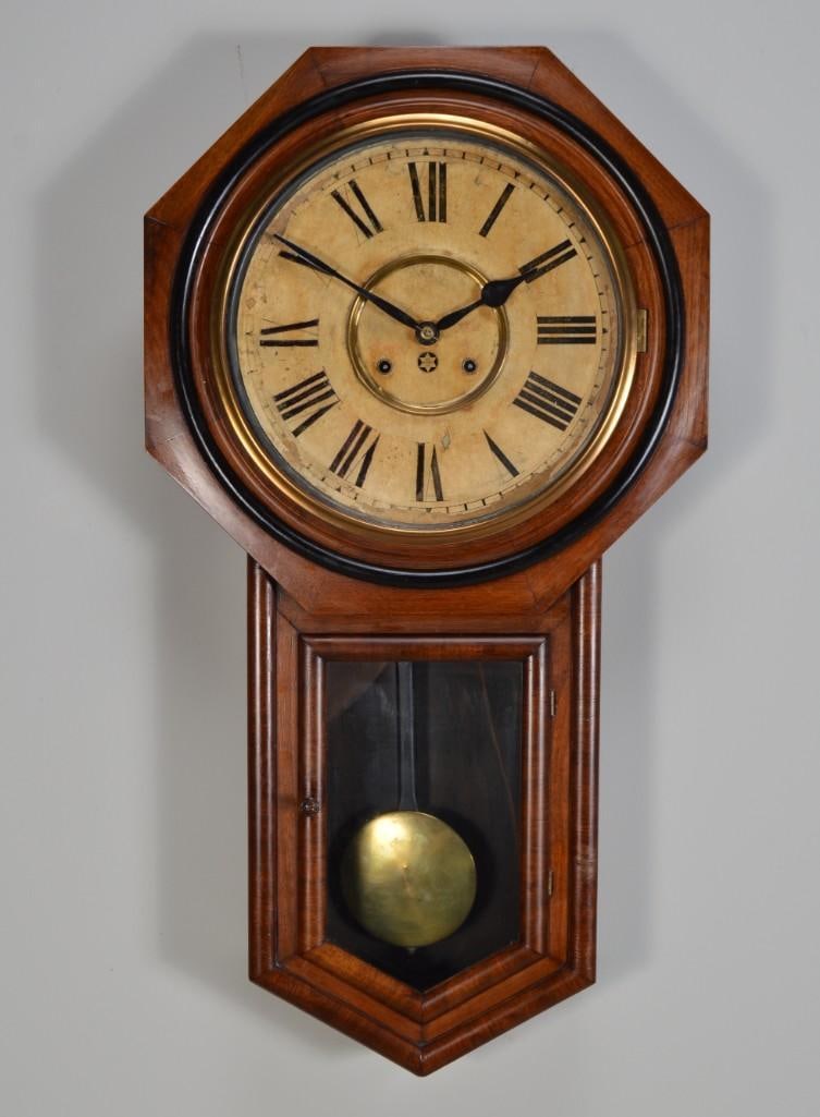 New Haven 8 Day Regulator Clock (1 of 17)