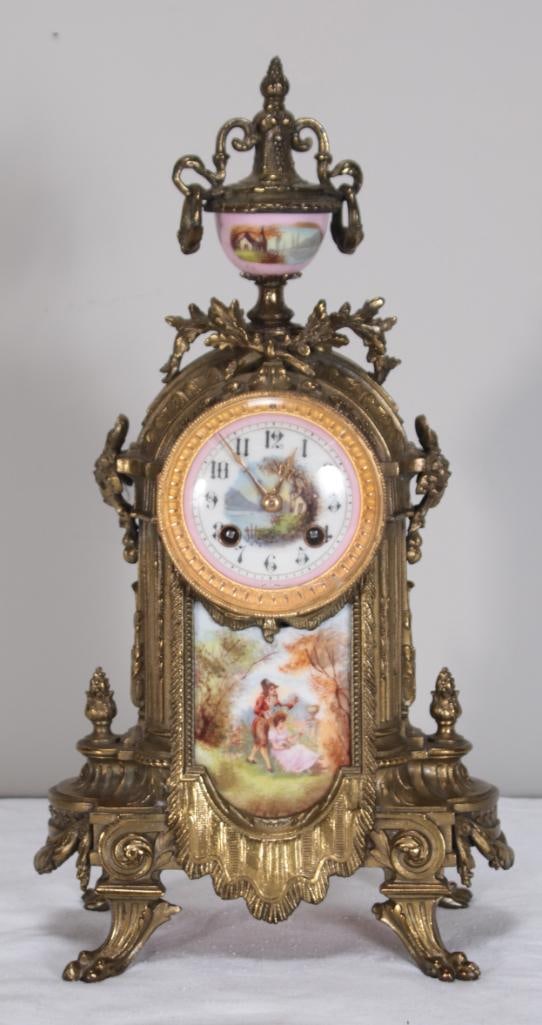Brass Mantle Clock (1 of 7)