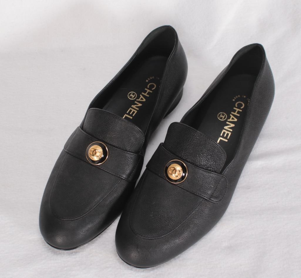 Chanel Leather Loafers (1 of 11)