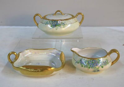 Epiag Porcelain Three-Piece Table Set