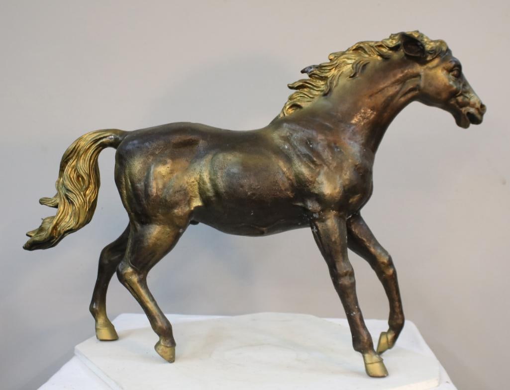 Bronze Figure of a Trotting Horse (1 of 10)