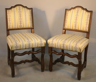 Pair of French Provincial-Style Side Chairs