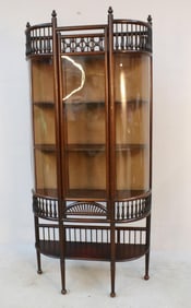 Victorian Stick and Ball Vitrine