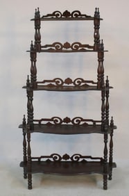 Victorian Mahogany Etagare