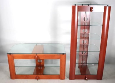 Bell'Oggetti Stereo Tower and TV Stand