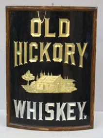 Old Hickory Whiskey Advertising Mirror