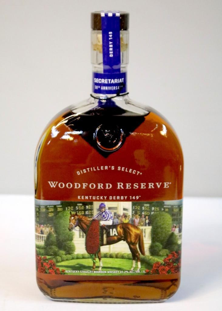 Woodford Reserve - Kentucky Derby 149 Bottle - 2023: Woodford Reserve - Kentucky Derby 149 Bottle - 2023This Woodford Reserve Distiller’s Select Kentucky Derby 149 “Secretariat 50th Anniversary” commemorative release from 2023 is bottled in th