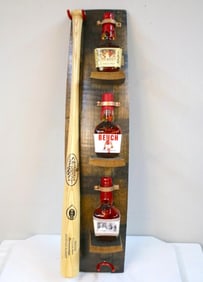 Maker's Mark - Cincinnati Reds Trilogy Memorabilia Display