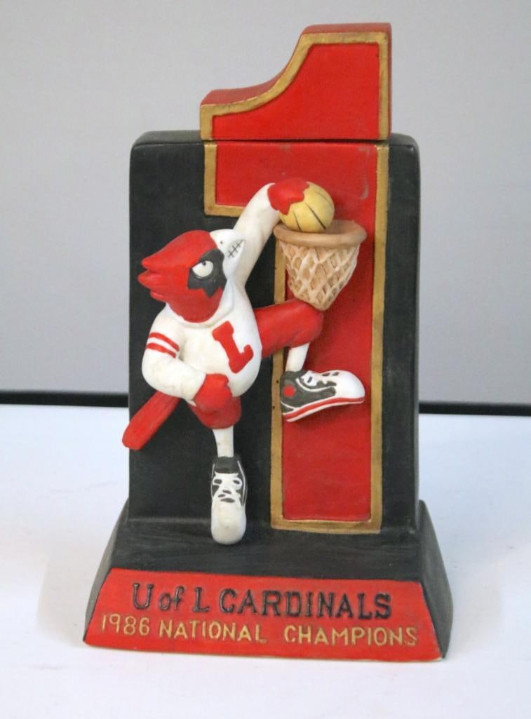UofL Cardinals 1986 NC Bourbon Decanter (Empty) (1 of 7)