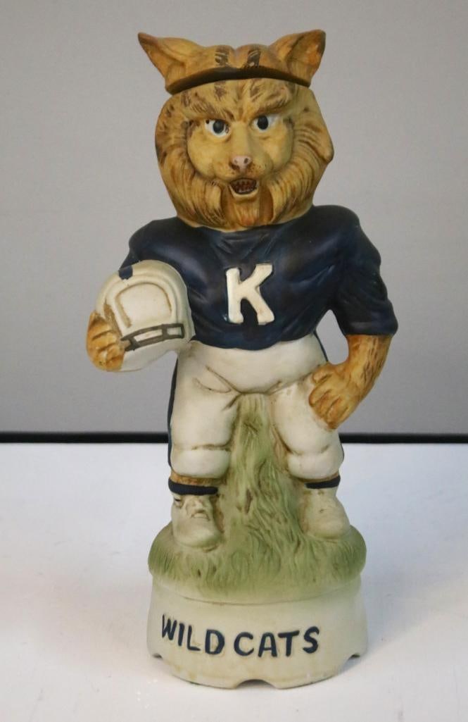 University of Kentucky Wildcats Wildcat Figural Music Box Bourbon Decanter (1 of 7)