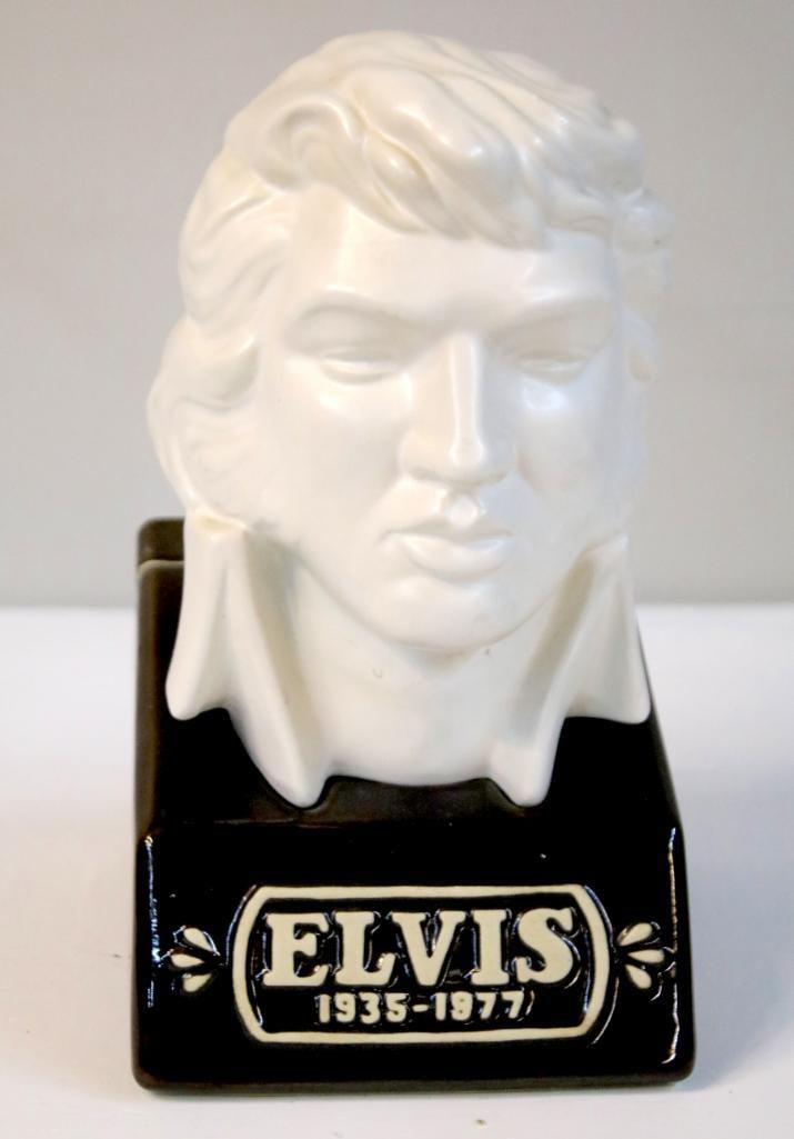 Elvis Presley Memorial Head Bourbon Decanter (1 of 7)