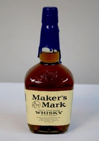 Maker’s Mark Blue Wax Bottle