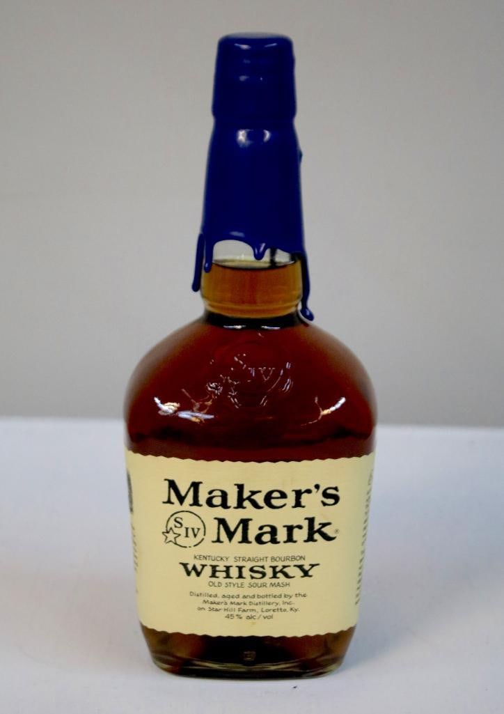 Maker’s Mark Blue Wax Bottle (1 of 5)