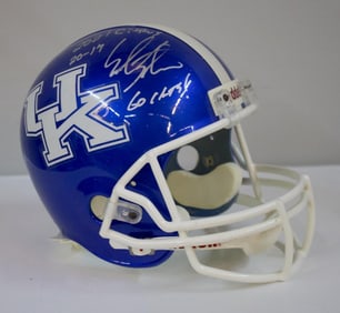 Will Levis Signed UK Helmet