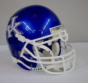 Jared Lorenzen No. 22 UK Football Helmet