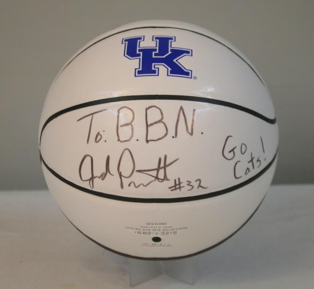 Jared Prickett Signed UK Wildcats Basketball (1 of 4)