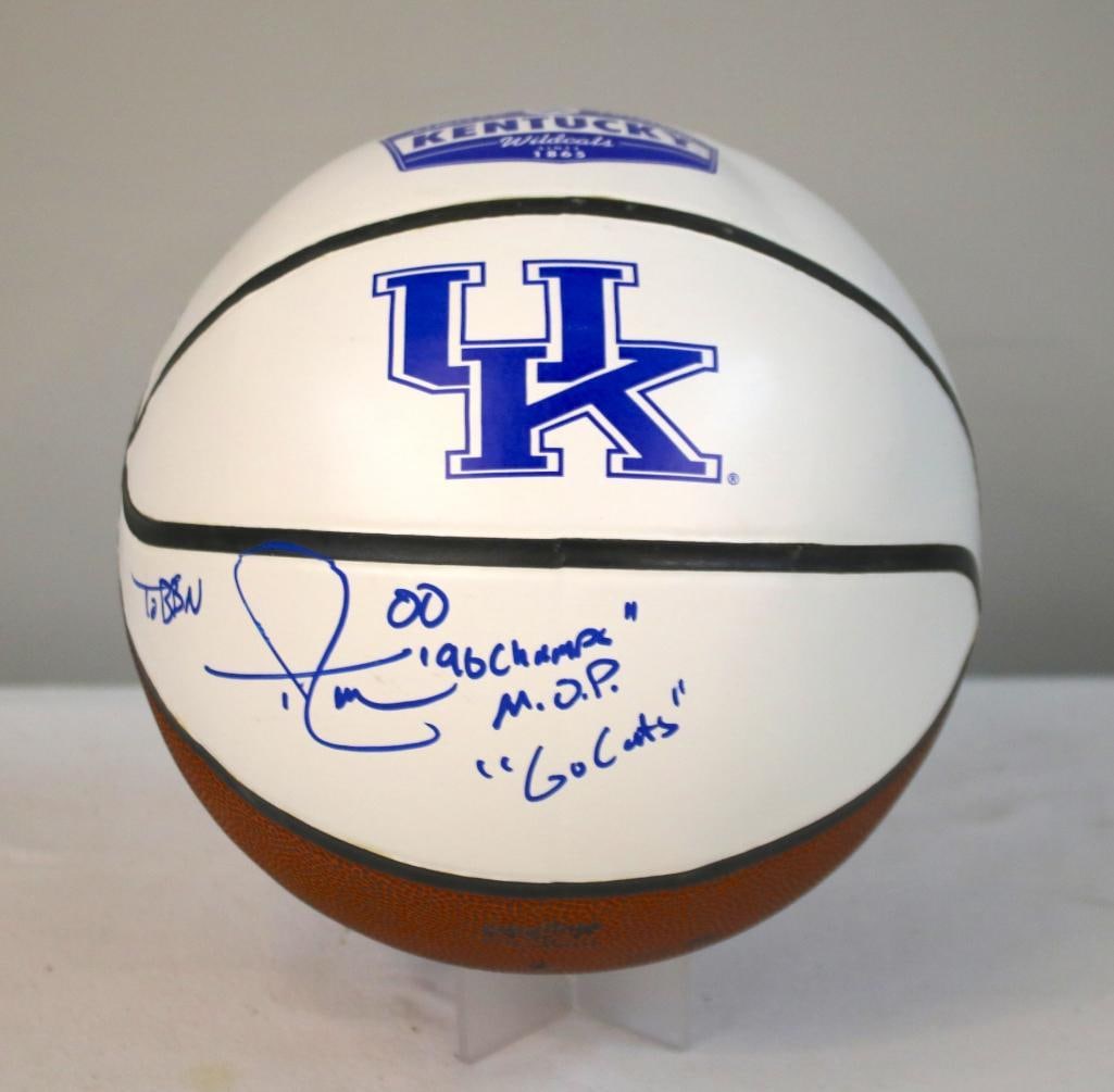 Tony Delk Signed UK Wildcats Nike Basketball (1 of 4)