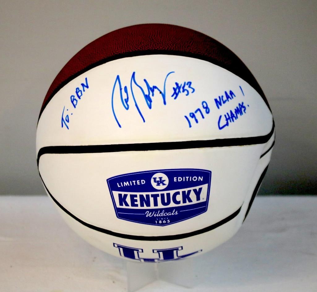 Rick Robey Signed UK Wildcats Basketball (1 of 4)