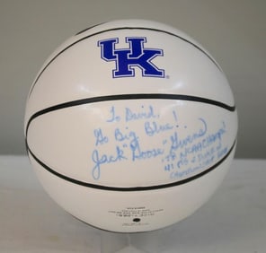 Jack “Goose?? Givens Inscribed UK Wildcats Basketball