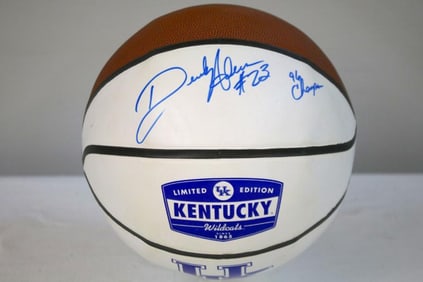 Derek Anderson Signed Rawlings UK Basketball