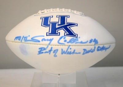Sonny Collins Signed UK Wildcats Football