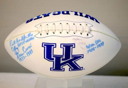 Fran Curci–Inscribed UK Wildcats Football