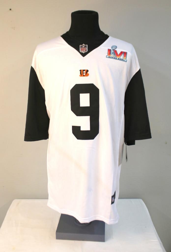 Joe Burrow Bengals Nike Super Bowl LVI Jersey (1 of 6)