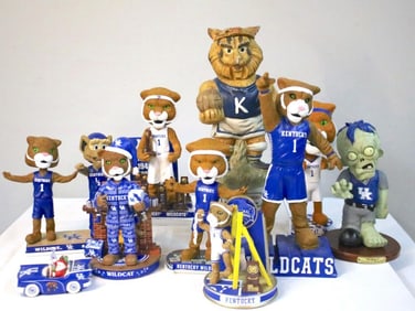 UK Wildcats Mascot Bobblehead and Figurine Collection