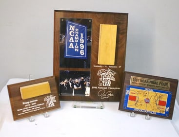 UK 1996 National Championship Court Plaque and 1997 Signed Court Group
