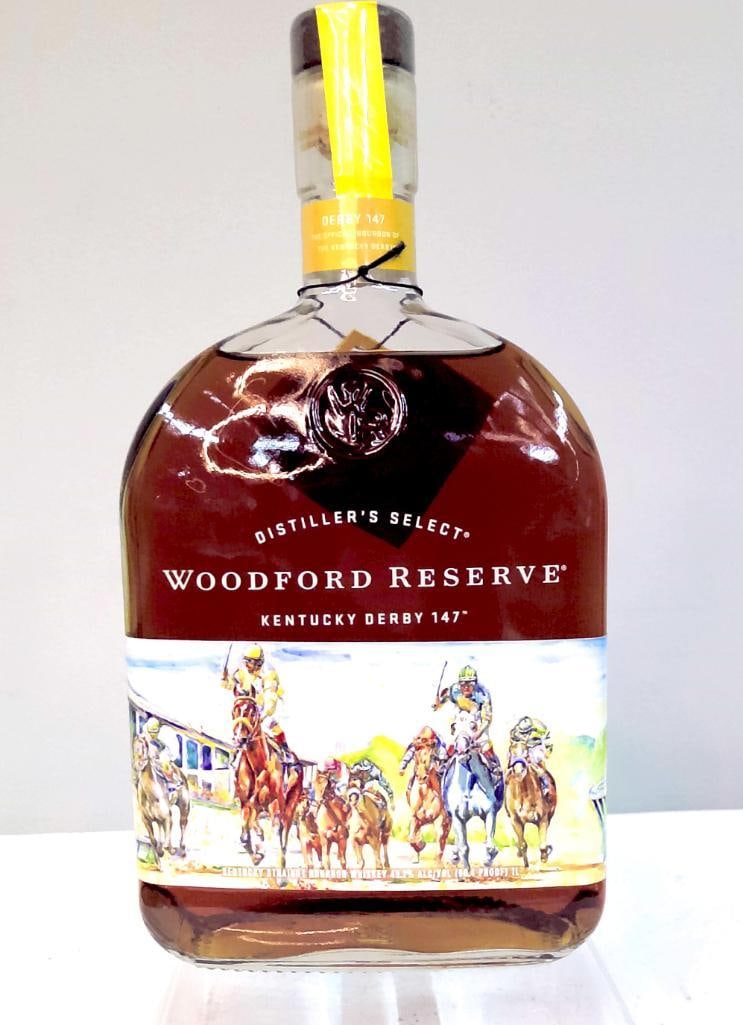 Woodford Reserve “Distiller’s Select" Bourbon Kentucky Derby 147: Woodford Reserve “Distiller’s Select” Bourbon Kentucky Derby 147Kentucky straight bourbon whiskey, distilled and bottled by Woodford Reserve Distillery, Versailles, Kentucky, Kentucky Derby