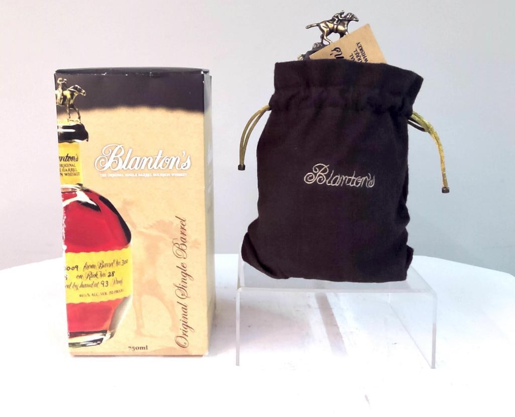 2020 Blanton’s Original Single Barrel Bourbon: 2020 Blanton’s Original Single Barrel Bourbon Blanton’s Original Single Barrel Bourbon, Kentucky straight bourbon whiskey, 750 ml, 93 proof (46.5% ABV), presented with original retail box and