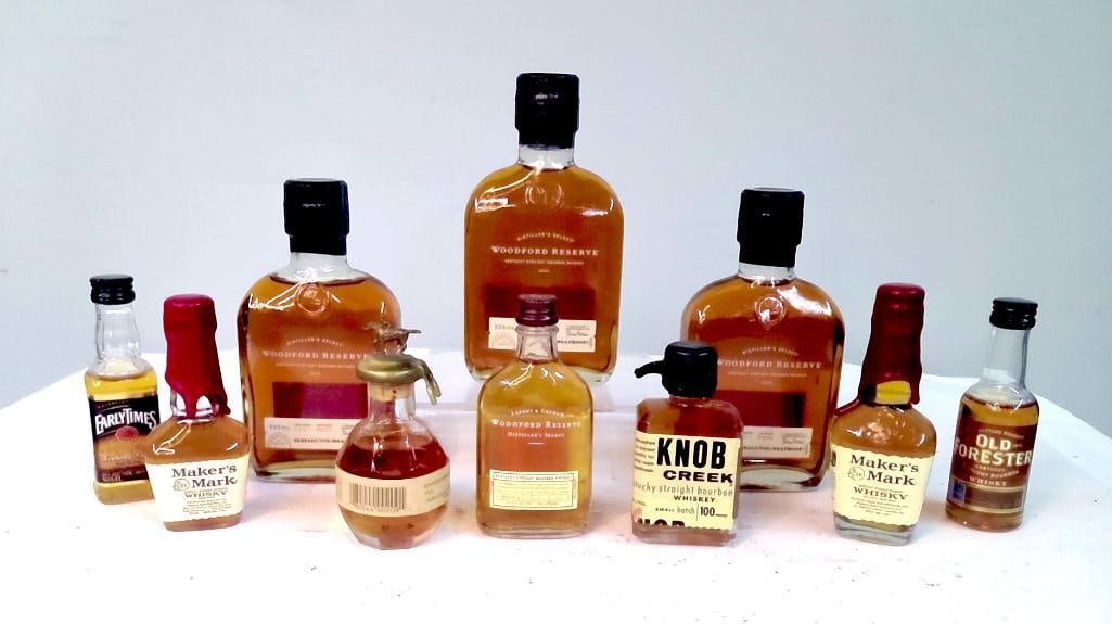 Assorted Bourbon Miniatures Group (1 of 6)
