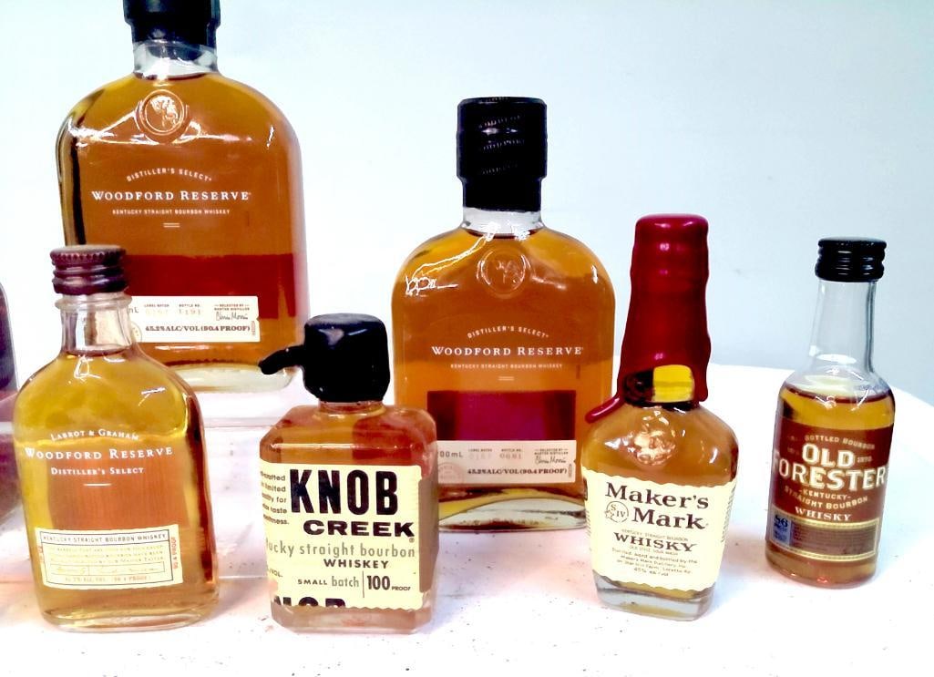 Assorted Bourbon Miniatures Group - 4