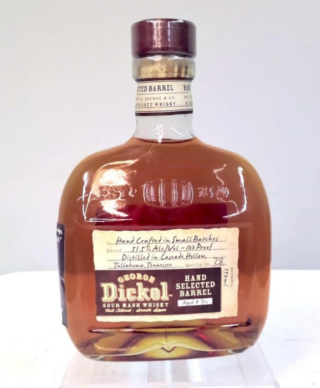 George Dickel Hand Selected Barrel Sour Mash Whiskey (1 of 6)