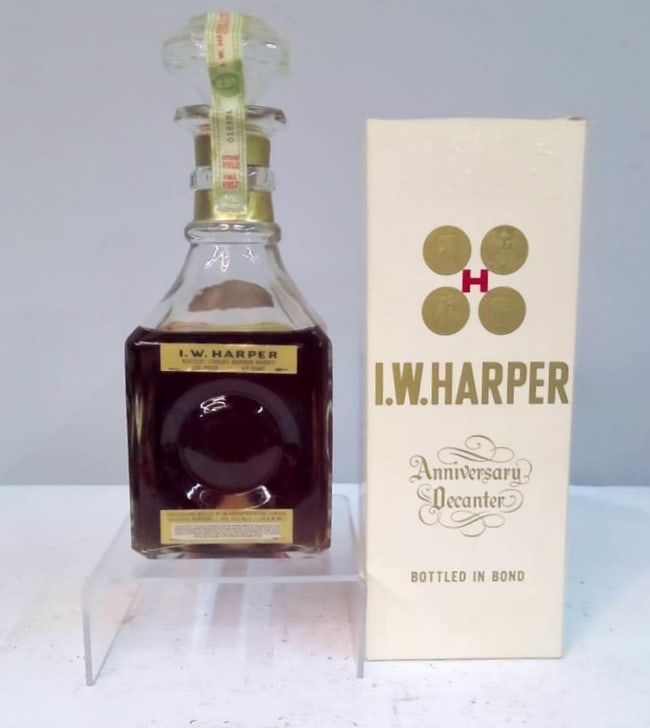 1957 I.W. Harper - Anniversary Decanter Bourbon - BIB (1 of 11)