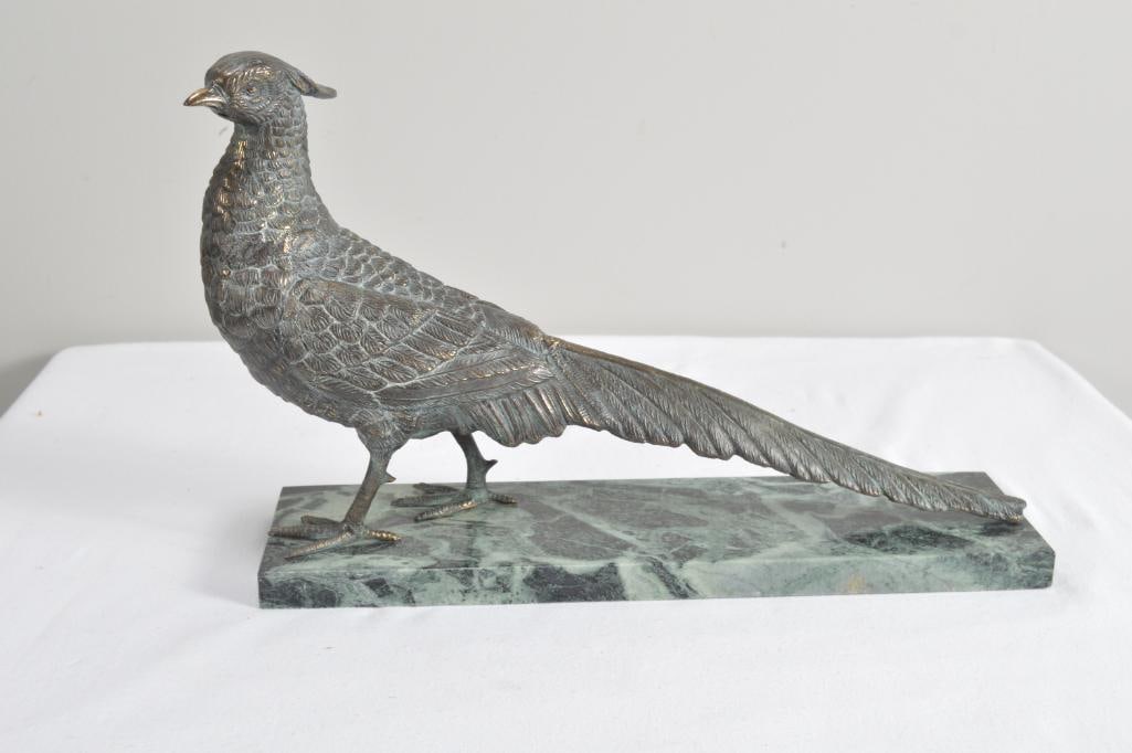 Bronze Sculpture of a Quail (1 of 7)