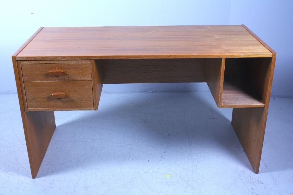 Modern Teak Office Desk (1 of 5)